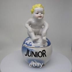 Art Nouveau Style Box Jewelry Figurine Figurine baby Art Deco Style Porcelain