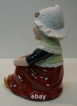 Art Nouveau Style Figurine Daughter Art Deco Style Porcelain Ceramic