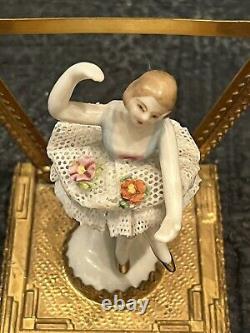 Art deco JAPAN DRESDEN STYLE PORCELAIN Ballerina Bookends German Dresden Lot