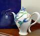 Bnib Franz Porcelain Long Tail Hummingbird Teapot Fz00132 Art Deco Style 2003