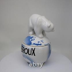 Bear Animal Jewelry Box Leroux Art Deco Style Art Nouveau Porcelain