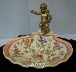 Bowl Soapdish Figurine Baby Art Deco Style Art Nouveau Style Porcelain Bronze
