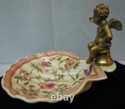 Bowl Soapdish Figurine Baby Art Deco Style Art Nouveau Style Porcelain Bronze