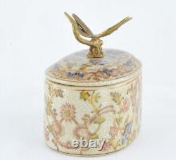 Box Jewelry Figurine Powder Box Dragonfly Wildlife Art Deco Style Art Nouveau St