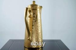 C1920 Large Art Deco Gold Encrusted porcelain Coffee Pot