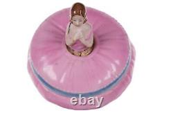 C1930 Art Deco German Porcelain Half Doll Powder dish