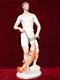 C1936 Rosenthal Germany Porcelain Figurine Fishing Boy By Hugo Meisel H16/40cm