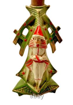 Ca 1920s Gräfenthal Germany Art Deco Porcelain Boudoir Table Lamps Rare PAIR Ca 1920s Gräfenthal Germany Art Deco Porcelain Boudoir Table Lamps Rare PAIR