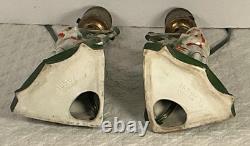 Ca 1920s Gräfenthal Germany Art Deco Porcelain Boudoir Table Lamps Rare PAIR Ca 1920s Gräfenthal Germany Art Deco Porcelain Boudoir Table Lamps Rare PAIR