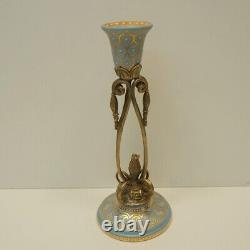Candlestick Art Deco Style Art Nouveau Style Porcelain Bronze