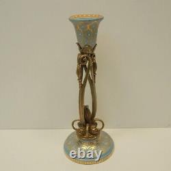 Candlestick Art Deco Style Art Nouveau Style Porcelain Bronze
