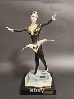 Capodimonte Mario Pegoraro Art Deco Ester Ballerina Figurine With Base