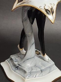 Capodimonte Mario Pegoraro Art Deco Ester Ballerina Figurine With Base