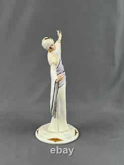 Capodimonte Sandro Maggioni Porcelain Art Deco Fashion Figurine Mode Liberty