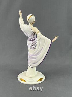 Capodimonte Sandro Maggioni Porcelain Art Deco Fashion Figurine Mode Liberty