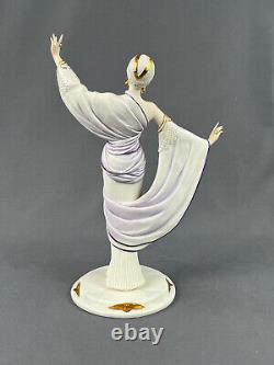 Capodimonte Sandro Maggioni Porcelain Art Deco Fashion Figurine Mode Liberty