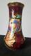 Carlton Ware Crested Bird & Water Lily Vase Rouge Royale British Art Deco 8 Inc