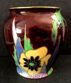 Carlton ware Prickly Pansy 11.5 cm vase