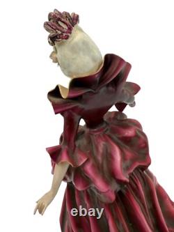 Ceramic Statue Madame Pompadour Porcelain Sculpture Home Decor Art Deco Figurine
