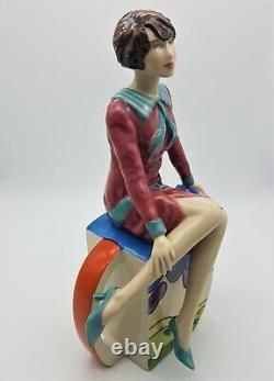 Clarice Cliff Figurine Teatime Peggy Davies Ceramics Limited Edition