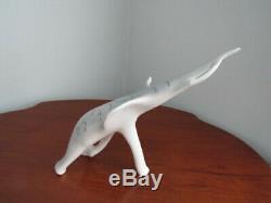 Cmielow Large Elephant Hand Made Polish Porcelain Art Deco Design Figurine