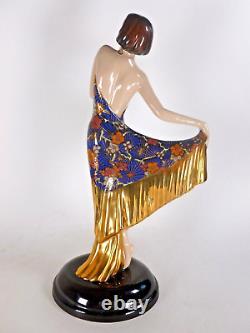 Coalport Art Deco Dancing Lady Figure The Flapper Perfect