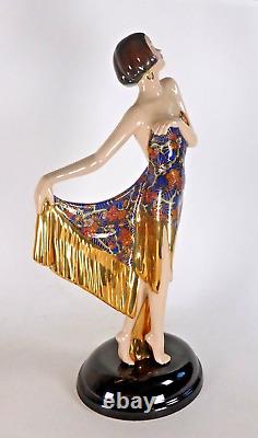Coalport Art Deco Dancing Lady Figure The Flapper Perfect
