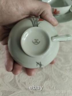 Coffee Service Art Deco pirkenhammer Porcelain Czechoslovakia daté1937
