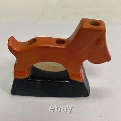 Cute! Vintage Art Deco Porcelain Dog Tray, Germany