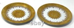 DW Porzellan Karlsbader Wertarbeit 1921 Porcelain Gold Encrusted Art Deco PLATES DW Porzellan Karlsbader Wertarbeit 1921 Porcelain Gold Encrusted Art Deco PLATES