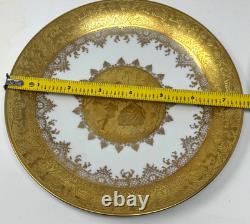 DW Porzellan Karlsbader Wertarbeit 1921 Porcelain Gold Encrusted Art Deco PLATES DW Porzellan Karlsbader Wertarbeit 1921 Porcelain Gold Encrusted Art Deco PLATES