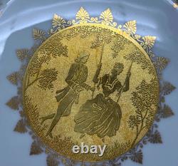 DW Porzellan Karlsbader Wertarbeit 1921 Porcelain Gold Encrusted Art Deco PLATES DW Porzellan Karlsbader Wertarbeit 1921 Porcelain Gold Encrusted Art Deco PLATES
