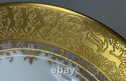 DW Porzellan Karlsbader Wertarbeit 1921 Porcelain Gold Encrusted Art Deco PLATES DW Porzellan Karlsbader Wertarbeit 1921 Porcelain Gold Encrusted Art Deco PLATES
