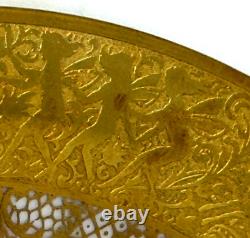 DW Porzellan Karlsbader Wertarbeit 1921 Porcelain Gold Encrusted Art Deco PLATES DW Porzellan Karlsbader Wertarbeit 1921 Porcelain Gold Encrusted Art Deco PLATES