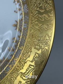 DW Porzellan Karlsbader Wertarbeit 1921 Porcelain Gold Encrusted Art Deco PLATES DW Porzellan Karlsbader Wertarbeit 1921 Porcelain Gold Encrusted Art Deco PLATES