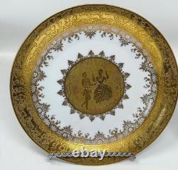 DW Porzellan Karlsbader Wertarbeit 1921 Porcelain Gold Encrusted Art Deco PLATES DW Porzellan Karlsbader Wertarbeit 1921 Porcelain Gold Encrusted Art Deco PLATES