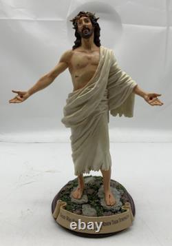 Danbury Mint Jesus Crown Of Thorns 9 Inch Porcelain Sculpture