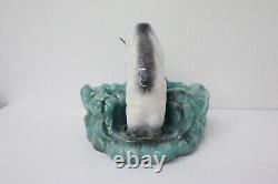 Ditmar Urbach Rare Vintage Art deco Polar Bear Porcelain Ashtray figurine