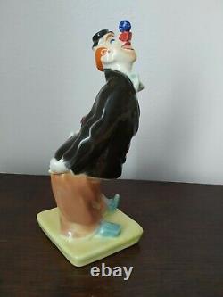 Ditmar Urbach Vintage Clown porcelain ceramic figurine