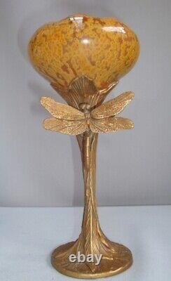 Dragonfly Animal Figure Vase Art Deco Style Art Nouveau Style Porcelain