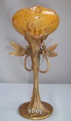 Dragonfly Animal Figure Vase Art Deco Style Art Nouveau Style Porcelain