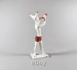 Drasche, Art Deco Minotaurus, Antique Handpainted Porcelain Figurine! (j354)