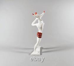 Drasche, Art Deco Minotaurus, Antique Handpainted Porcelain Figurine! (j354)