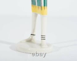 Drasche Hungarian Art Deco Porcelain Figurine With Basket