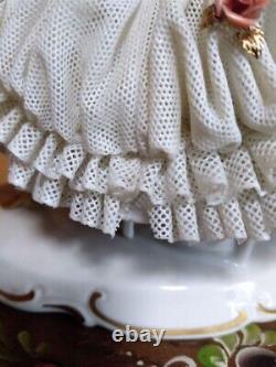 Dresden Unterweissbach Ceramic Lace Doll From Japan