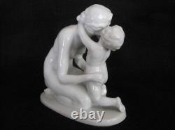 Early Large Vintage Rosenthal Mother & Child # 757 Figurine by Karl Lysek1936