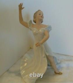 Elegant Vintage Wallendorf 1764 Art Deco Dancer Porcelain Figurine Germany #1488