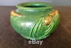 Ephraim Pottery Faience Pottery Green Pinecone Vase Laura Klein Retired Shape