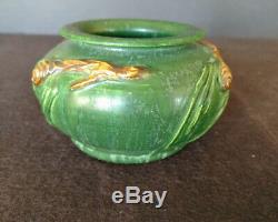 Ephraim Pottery Faience Pottery Green Pinecone Vase Laura Klein Retired Shape