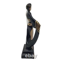 FLAPPER GIRL HOUSE OF ERTE THE FRANKLIN MINT PEARLS AND EMERALDS Figurine